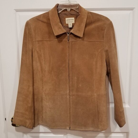 St. John's Bay Jackets & Blazers - Ladies' St. John's Bay Washable Suede Jacket, Size XL, VGUC